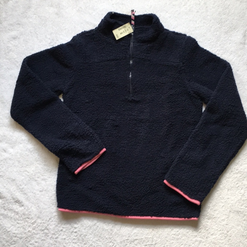 Aeropostale Women's Plush Fleece Sweater 1/4 Zip S